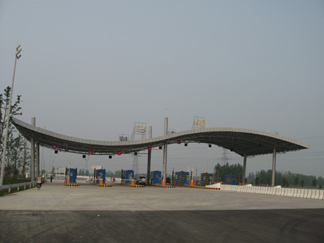 义乌收费站网架工程